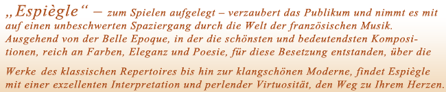 Espiègle - zum spielen aufgelegt